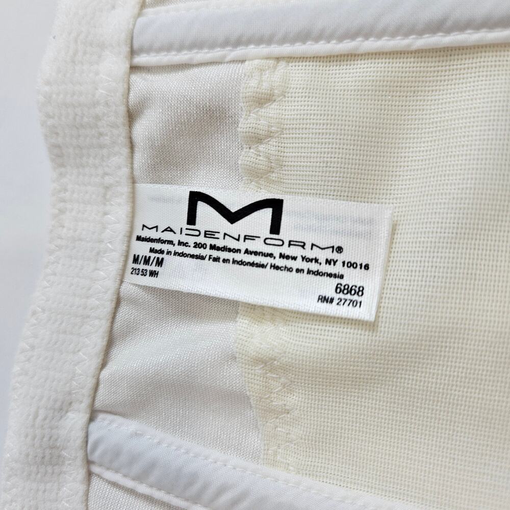Maidenform Waist Nipper Shapewear Medium White - Picture 4 of 8